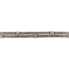 Sterling Silver Double Chain Bracelet