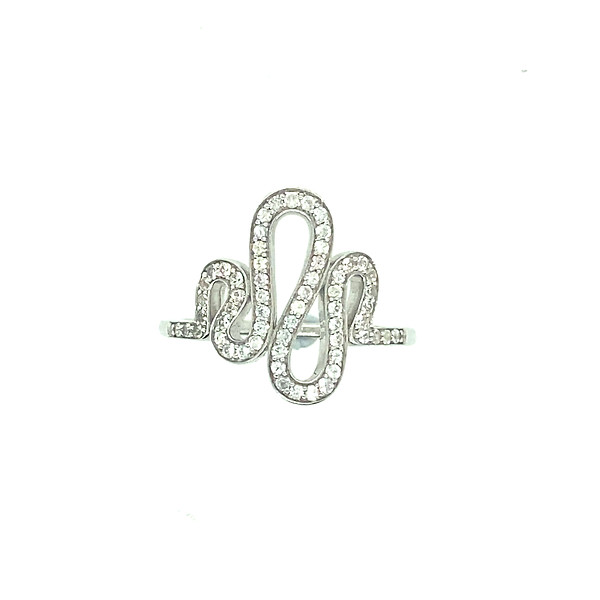 Sterling Silver 'Snake' Ring