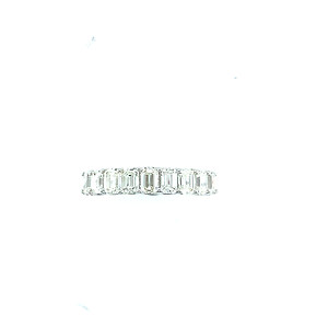 Emerald Cut Diamond Band