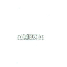 Emerald Cut Diamond Band