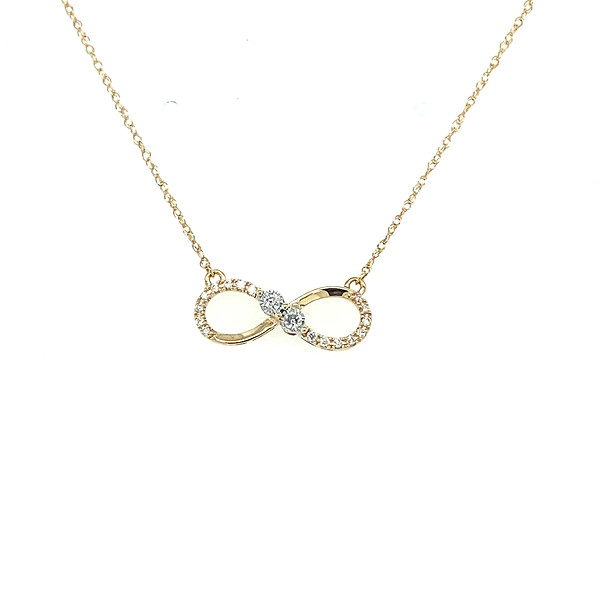 Diamond Infinity Necklace