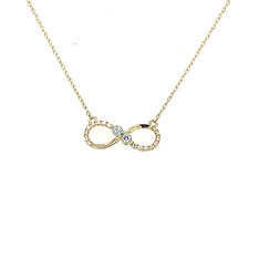 Diamond Infinity Necklace