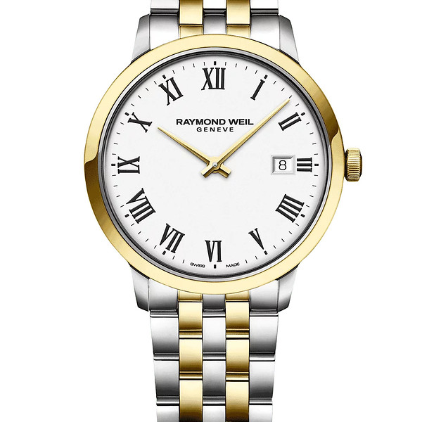 Raymond Weil Toccata Two-tone White Dial Watch