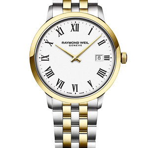 Raymond Weil Toccata Two-tone White Dial Watch