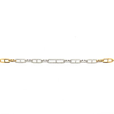 Oval Mariner Link Bracelet