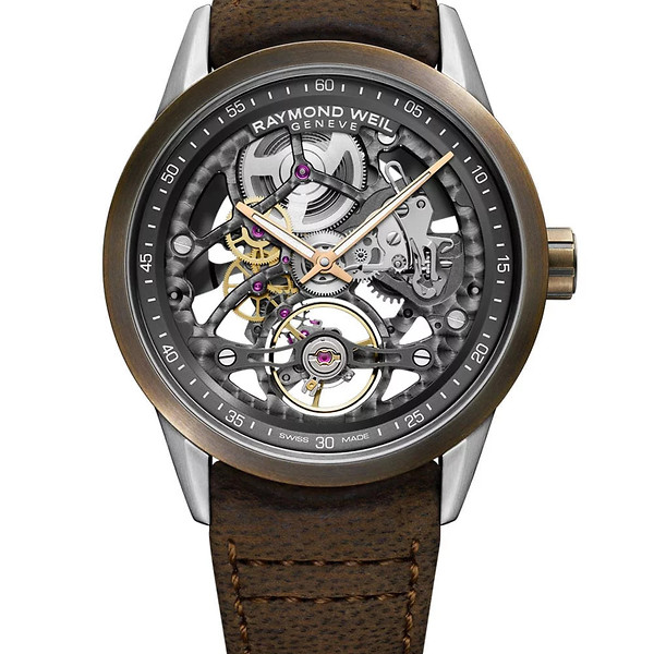 Raymond Weil Freelancer Calibre Skeleton Automatic Bronze Watch