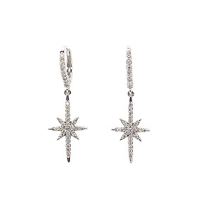 Diamond Northern Star Earrings