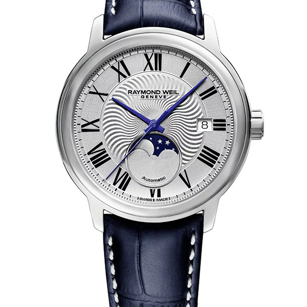 Raymond weil maestro moonphase automatic watch discount