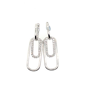 Double Oval Hoop Earrings