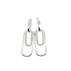 Double Oval Hoop Earrings