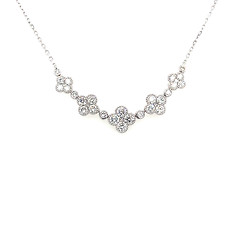 Graduating Clover Diamond Necklace