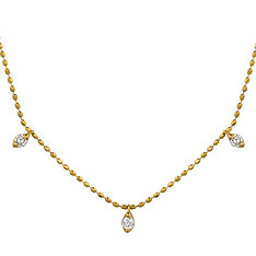 Diamond Station Necklace