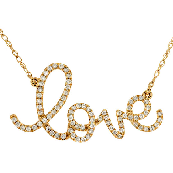 Diamond Love Necklace