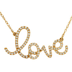 Diamond Love Necklace