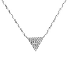 Diamond Triangle Pendant