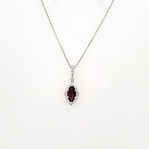 Ruby and Diamond Necklace