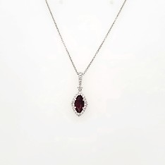 Ruby and Diamond Necklace